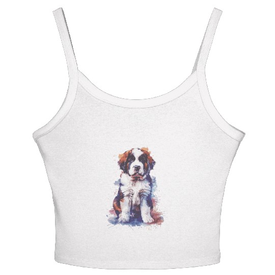 Saint Bernard Women's Spaghetti Strap Tank Top