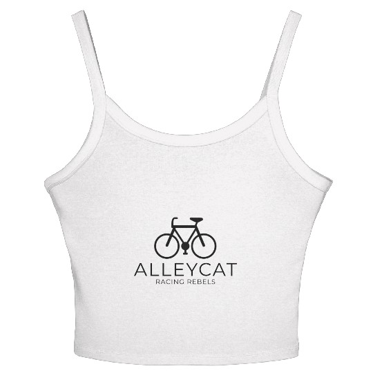 Alleycat Racing Rebels, Alleycat Bike Tees Women's Spaghetti Strap Tank Top