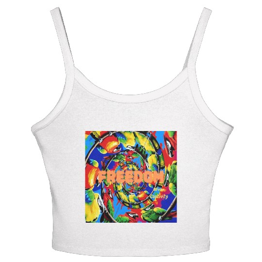 Freedom Women's Spaghetti Strap Tank Top