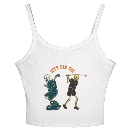 Women's Spaghetti Strap Tank Top Softstyle unisexe patineur squelette