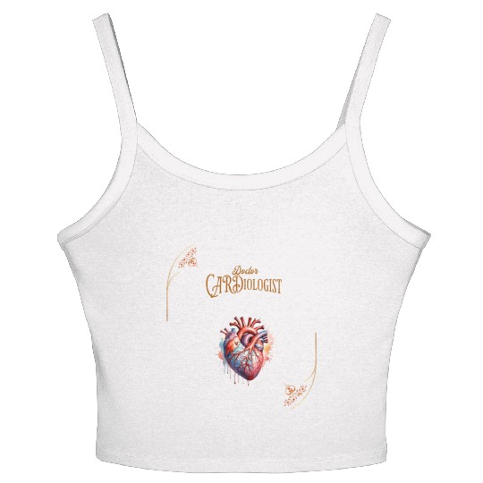 Doctor cardiologist Women's Spaghetti Strap Tank Top