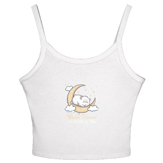 Guinea Pig Wheek Dreams Are Made Of This Women's Spaghetti Strap Tank Top