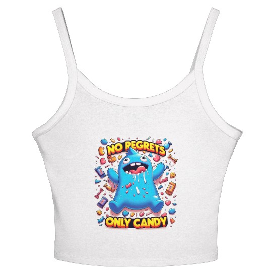 No Regrets Only Candy Women's Spaghetti Strap Tank Top