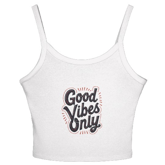 Positive QuoteTypography Women's Spaghetti Strap Tank Top