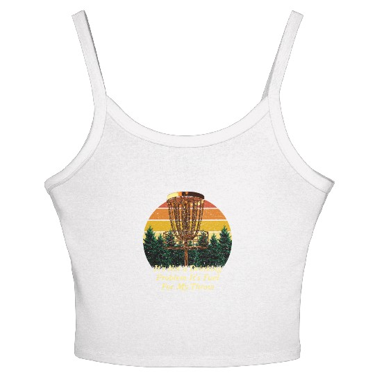 Its Fuel For My Throw Disc Golf Beer Lover Golfer Women's Spaghetti Strap Tank Top