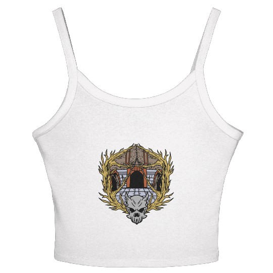 Dungeons Skeleton Magic Dungeon Women's Spaghetti Strap Tank Top