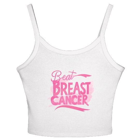 Beat Breast Cancer, Together We Fight Breast Cance Women's Spaghetti Strap Tank Top
