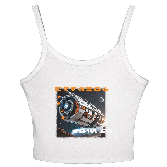 Brick Starship 003 Women's Spaghetti Strap Tank Top