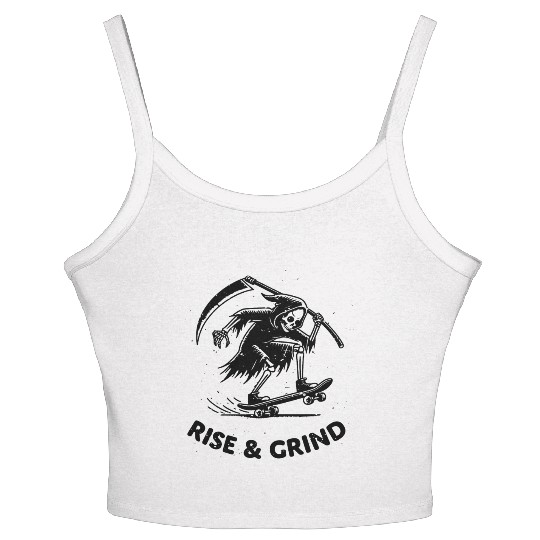Rise & Grind Women's Spaghetti Strap Tank Top