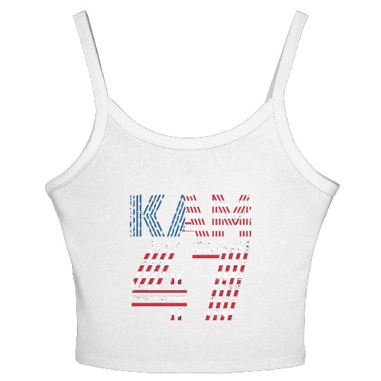 Kam 47 Kamala Harris President USA America 2024 Women's Spaghetti Strap Tank Top