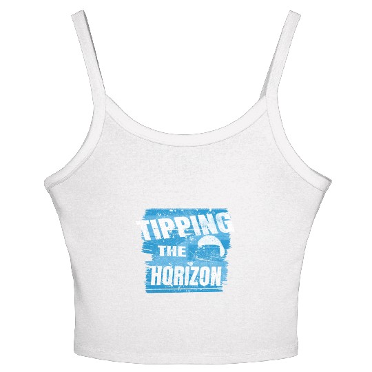 Tipping the Horizon Women's Spaghetti Strap Tank Top