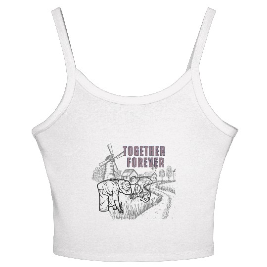Together forever - till death do us part Women's Spaghetti Strap Tank Top