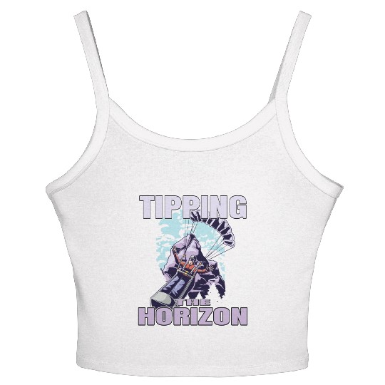 Tipping the Horizon Women's Spaghetti Strap Tank Top