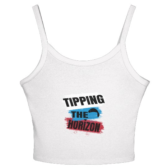 Tipping the Horizon Women's Spaghetti Strap Tank Top