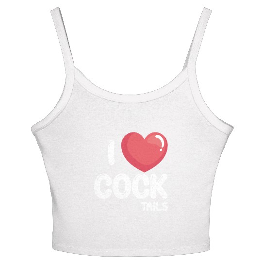 Funny I Love Cocktails 2 Women's Spaghetti Strap Tank Top