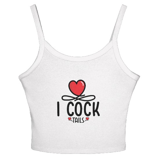 Funny I Love Cocktails 5 Women's Spaghetti Strap Tank Top