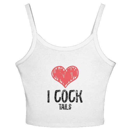 Funny I Love Cocktails 3 Women's Spaghetti Strap Tank Top