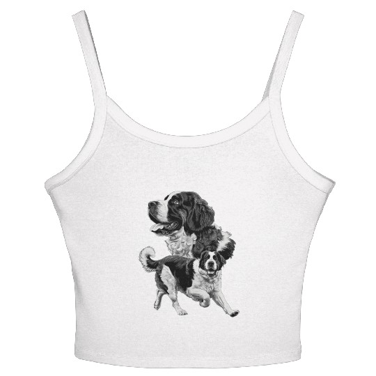 Saint Bernard Women's Spaghetti Strap Tank Top