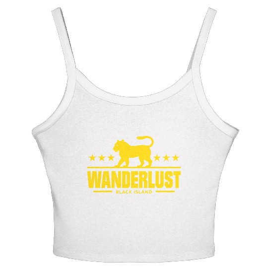 Wanderlust, Lion Women's Spaghetti Strap Tank Top