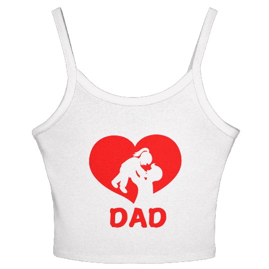 Love Dad Women's Spaghetti Strap Tank Top