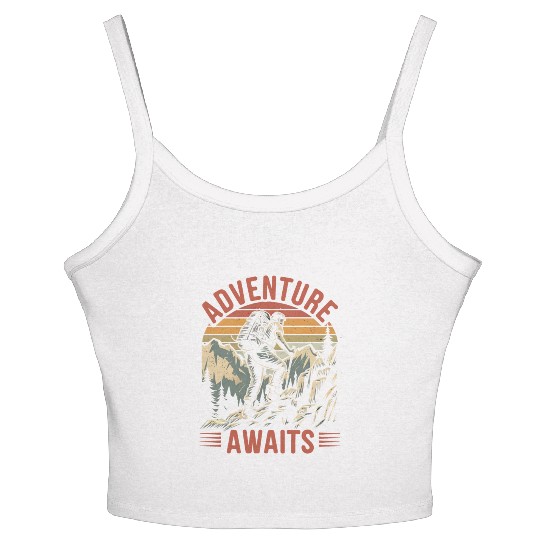 Adventure Awaits Women's Spaghetti Strap Tank Top