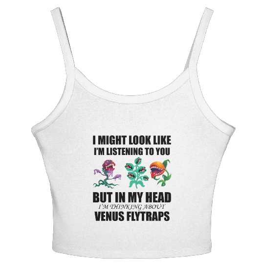 Venus flytrap lover's life! Women's Spaghetti Strap Tank Top