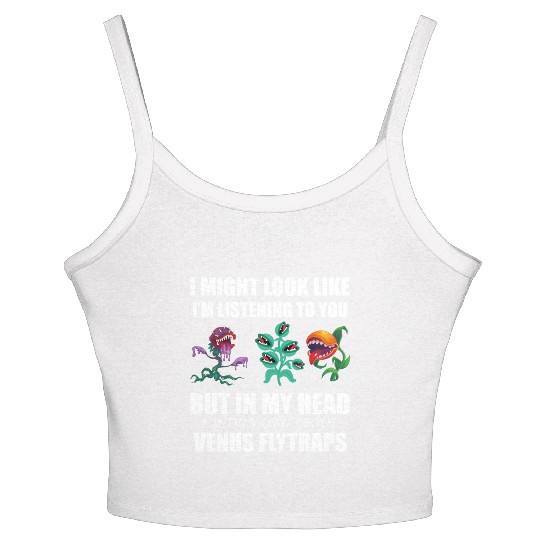 Venus flytrap lover's life! Women's Spaghetti Strap Tank Top