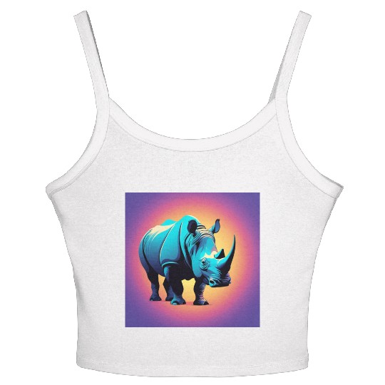 Rhinoceros - 03 Women's Spaghetti Strap Tank Top