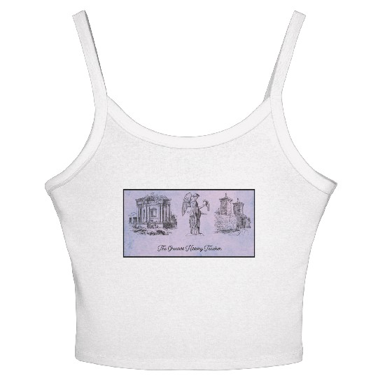The greatest history teacher Women's Spaghetti Strap Tank Top