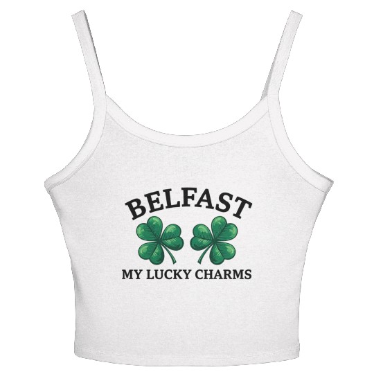 Belfast Ireland Women's Spaghetti Strap Tank Top