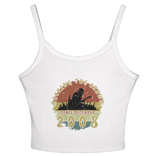 16th birthday Rocking this planet GIT 12/2008 Women's Spaghetti Strap Tank Top