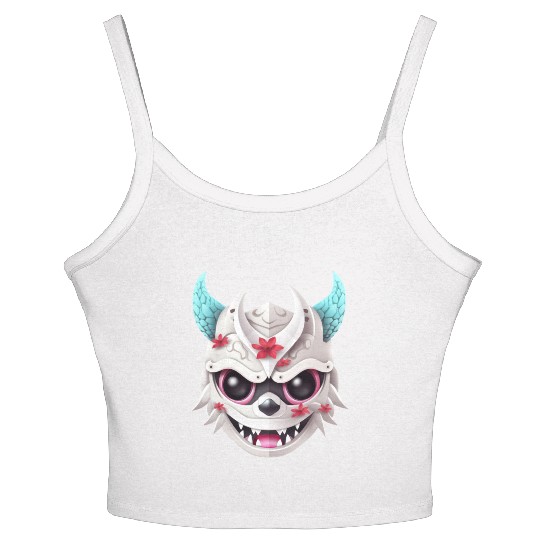 Cat Demon Mas Women's Spaghetti Strap Tank Top