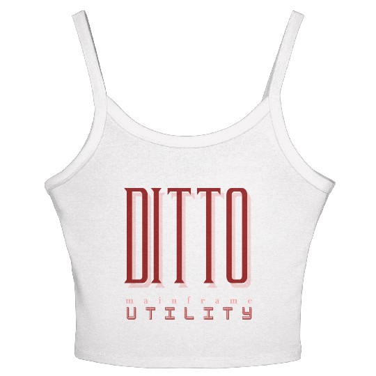 Mainframe Utility (DITTO) Data Interfile Transfer, Women's Spaghetti Strap Tank Top