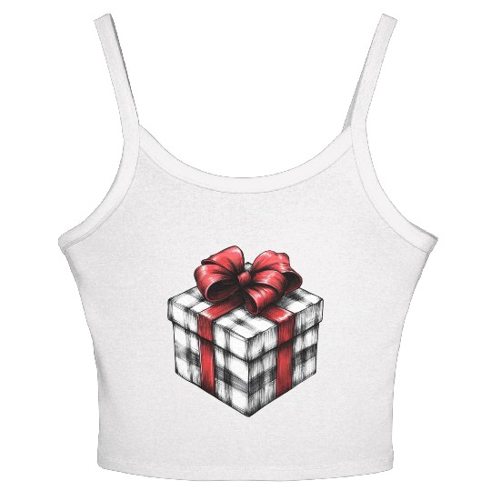 Merry Christmas, Cute Christmas Women's Spaghetti Strap Tank Top