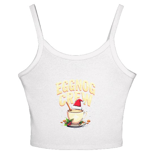 EGGNOG CREW Women's Spaghetti Strap Tank Top