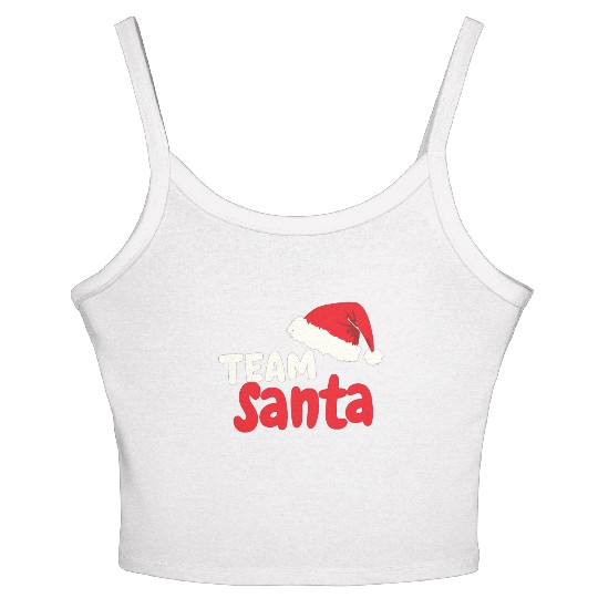 Team Santa Santa Claus Christmas Santa Claus Women's Spaghetti Strap Tank Top