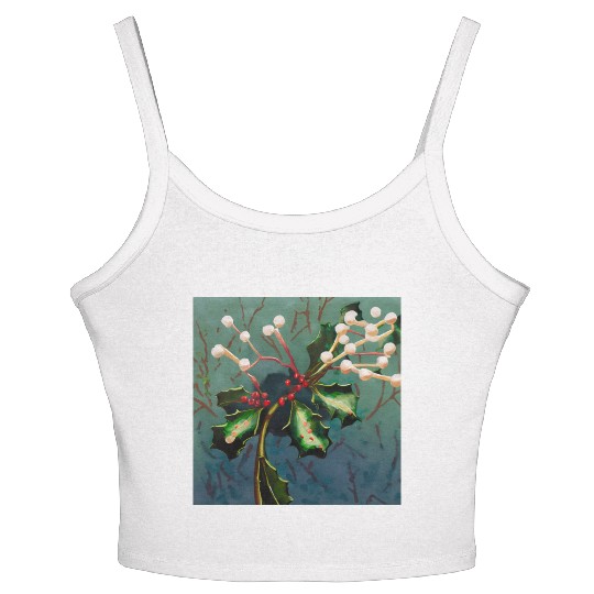 Your mistletoe Women's Spaghetti Strap Tank Top