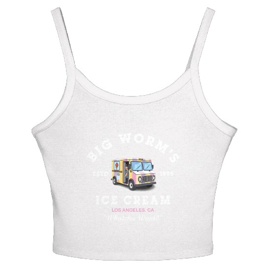 Big Worm s Ice Cream Whatchu Want Women's Spaghetti Strap Tank Top