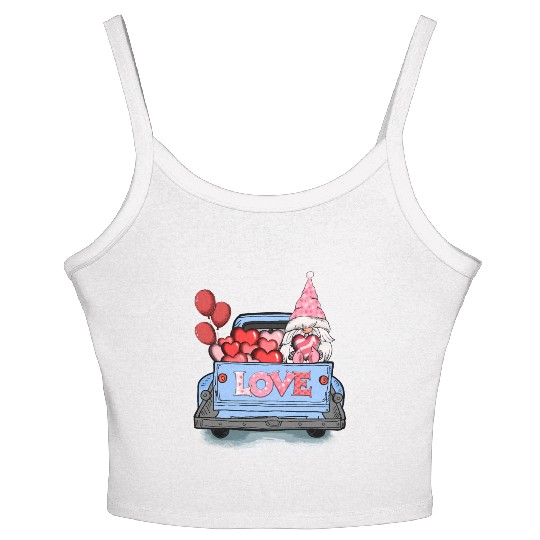 Gnomes Valentines Revelin Women's Spaghetti Strap Tank Top