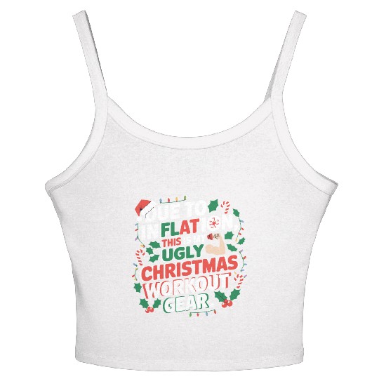 Inflation-Proof Christmas Workout Women's Spaghetti Strap Tank Top