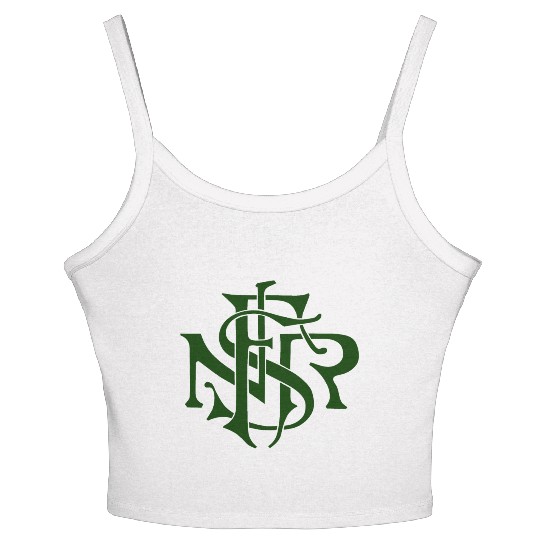 Our Lady of the Rosary of Fátima - NSRF monogram Women's Spaghetti Strap Tank Top