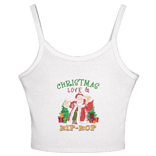 Christmas, Love & Hip Hop, Santa’s Holiday Look Women's Spaghetti Strap Tank Top