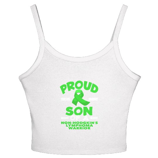 Non-Hodgkin Lymphoma Awareness Proud Son Women's Spaghetti Strap Tank Top