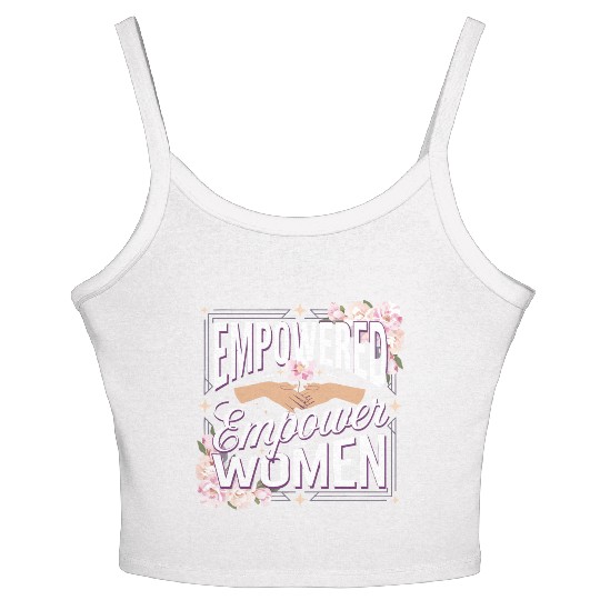 strength in sisterhood Women's Spaghetti Strap Tank Top