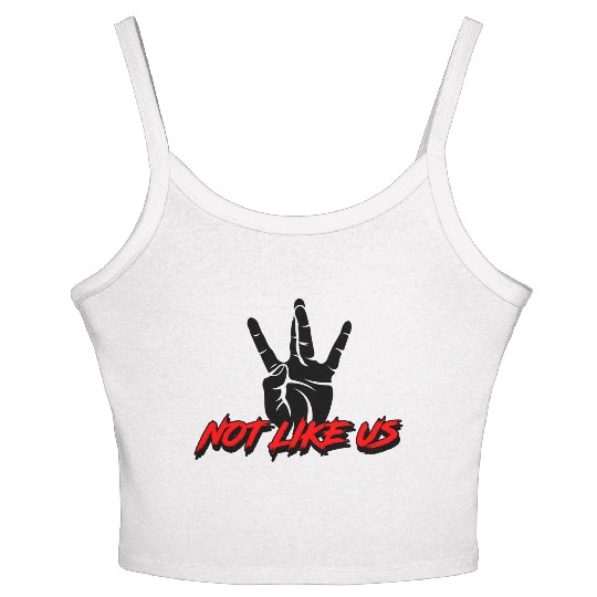 Not Like Us Women's Spaghetti Strap Tank Top