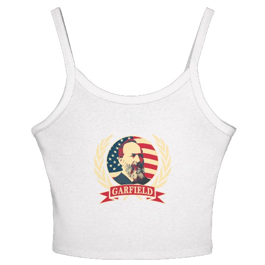 President James Abraham Garfield Women's Spaghetti Strap Tank Top