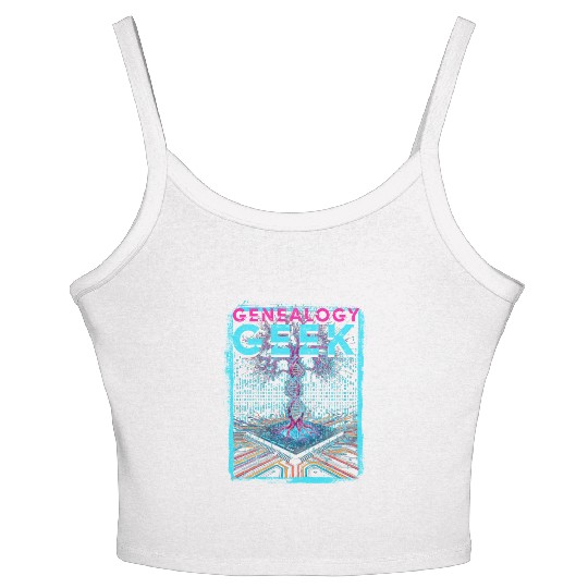 Genealogy Genealogist Ancestry Genealogy Geek Women's Spaghetti Strap Tank Top
