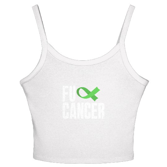 Non-Hodgkin Lymphoma Awareness Fuck Cancer Women's Spaghetti Strap Tank Top