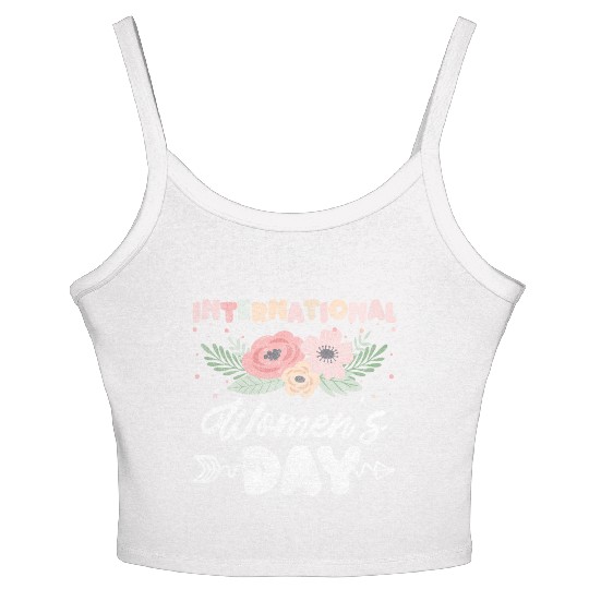 Women Female Power Important Frida Kahlo Women's Spaghetti Strap Tank Top