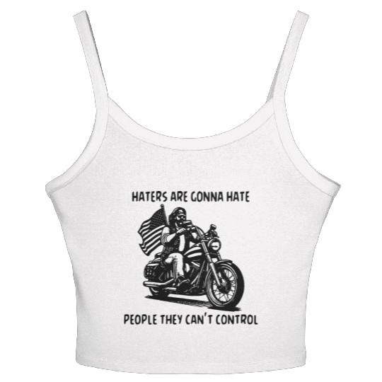 Haters Gonna Hate People They Can’t Control Women's Spaghetti Strap Tank Top